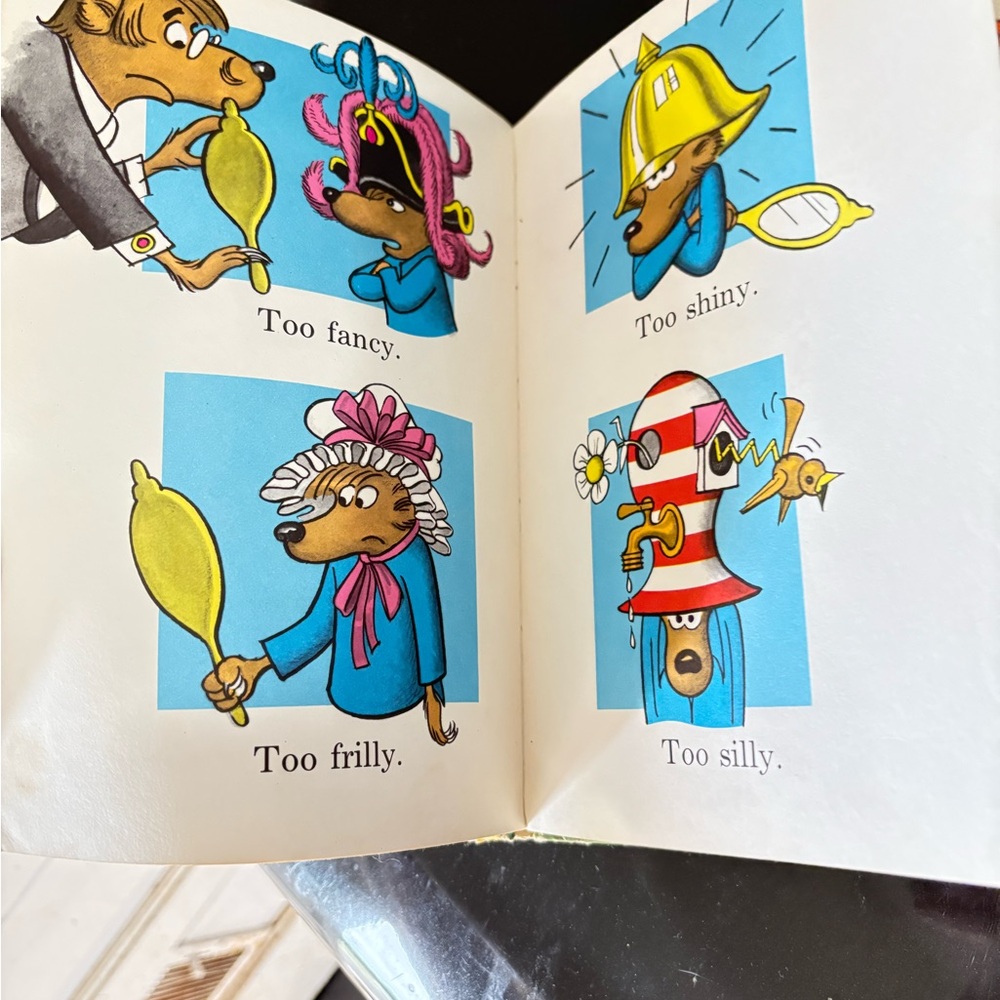 Dr. Seuss Yellow and Blue Old Hat New Hat Book - Picture 6 of 8